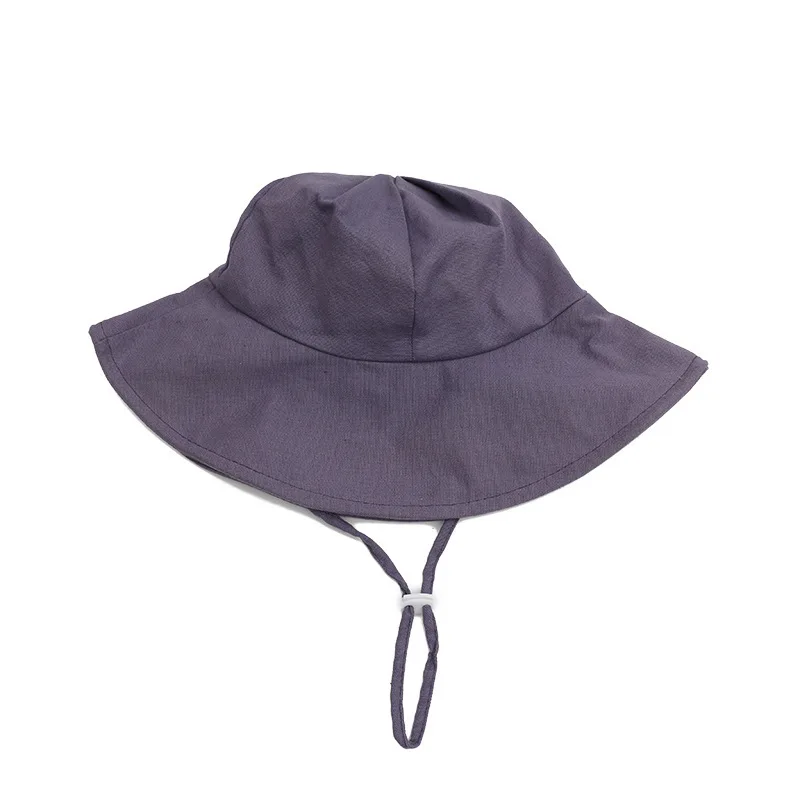Violet Однотонная женская панама Летняя Повседневная Уличная Хип Хоп Шапки для рыбака Панама пляжная Панама от солнца - Цвет: Violet