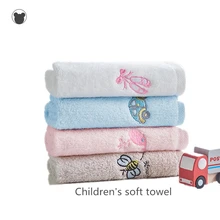 2 шт., детское полотенце, хлопок, полотенце для лица/рук/волос, мягкие детские полотенца, Дисней, детские полотенца для ванной, Мультяшные, розовые, голубые, белые, серые