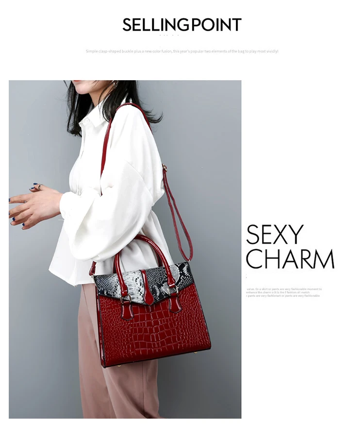 Роскошные женские сумки, дизайнерские Элегантные змеиные сумки через плечо, новые сумки через плечо с тиснением для женщин, Дамская ручная сумка