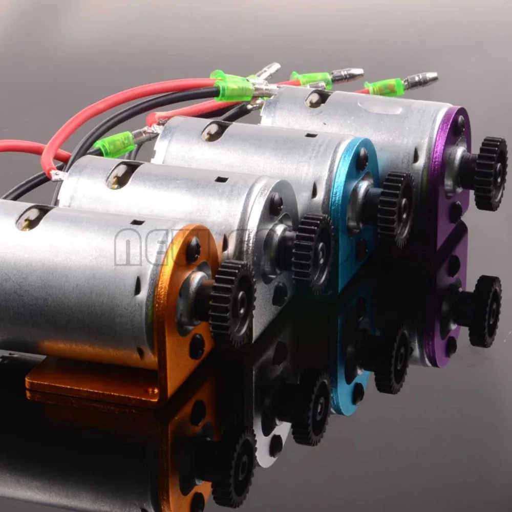 DQR 540 Motor & 27T Motor Gear & Aluminum Motor Mount For WLtoys A959