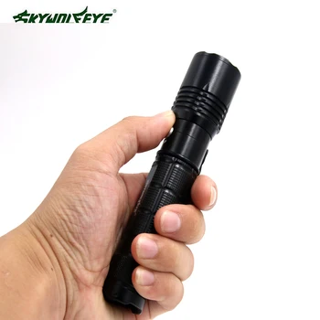 

SKYWOLFEYE T6 Flashlight Torch 18650 Battery Adjustable Camping Bicycle Lights Led Bulbs Rechargeable Mining Cycling 5W Mini SOS