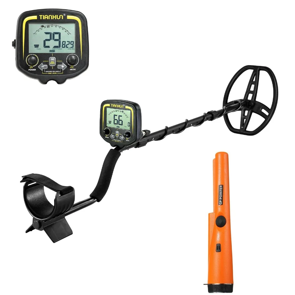 

FREE SHIPPING TX-850 DEEP PENETRATING GOLD NUGGET HUNTER PINPOINTING METAL DETECTOR 19 kHz GPOINT Pinpointer