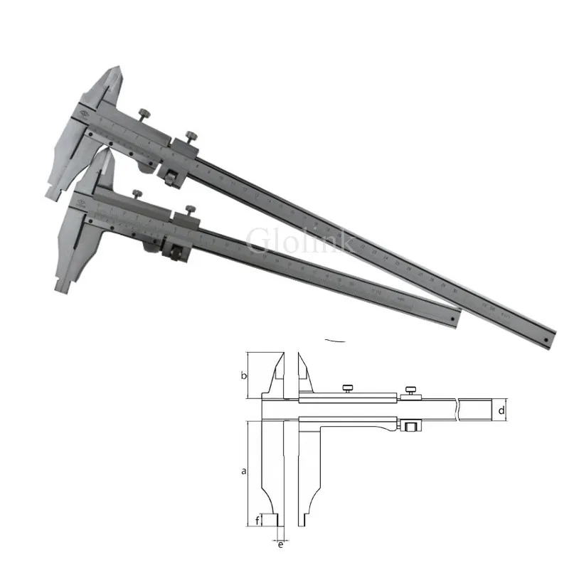 0-300mm 12inch 4ways Measuremet Steel Vernier Caliper With Nip Jaws 300mm Slider Caliper Measuring Gauge