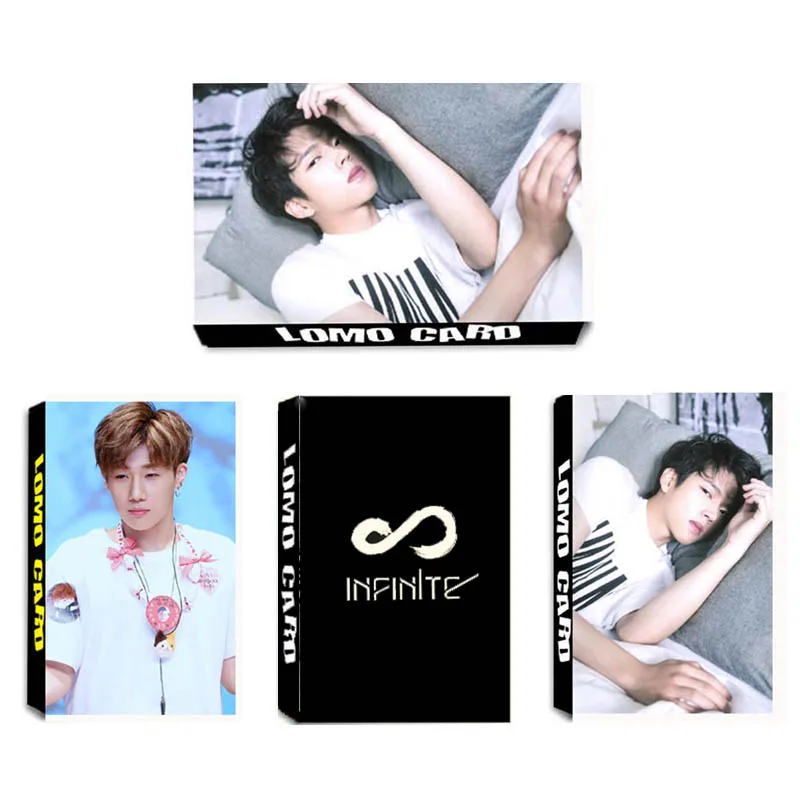 

Youpop KPOP INFINITE ONLY Album LOMO Cards K-POP New Fashion Self Made Paper Photo Card Photocard LK439
