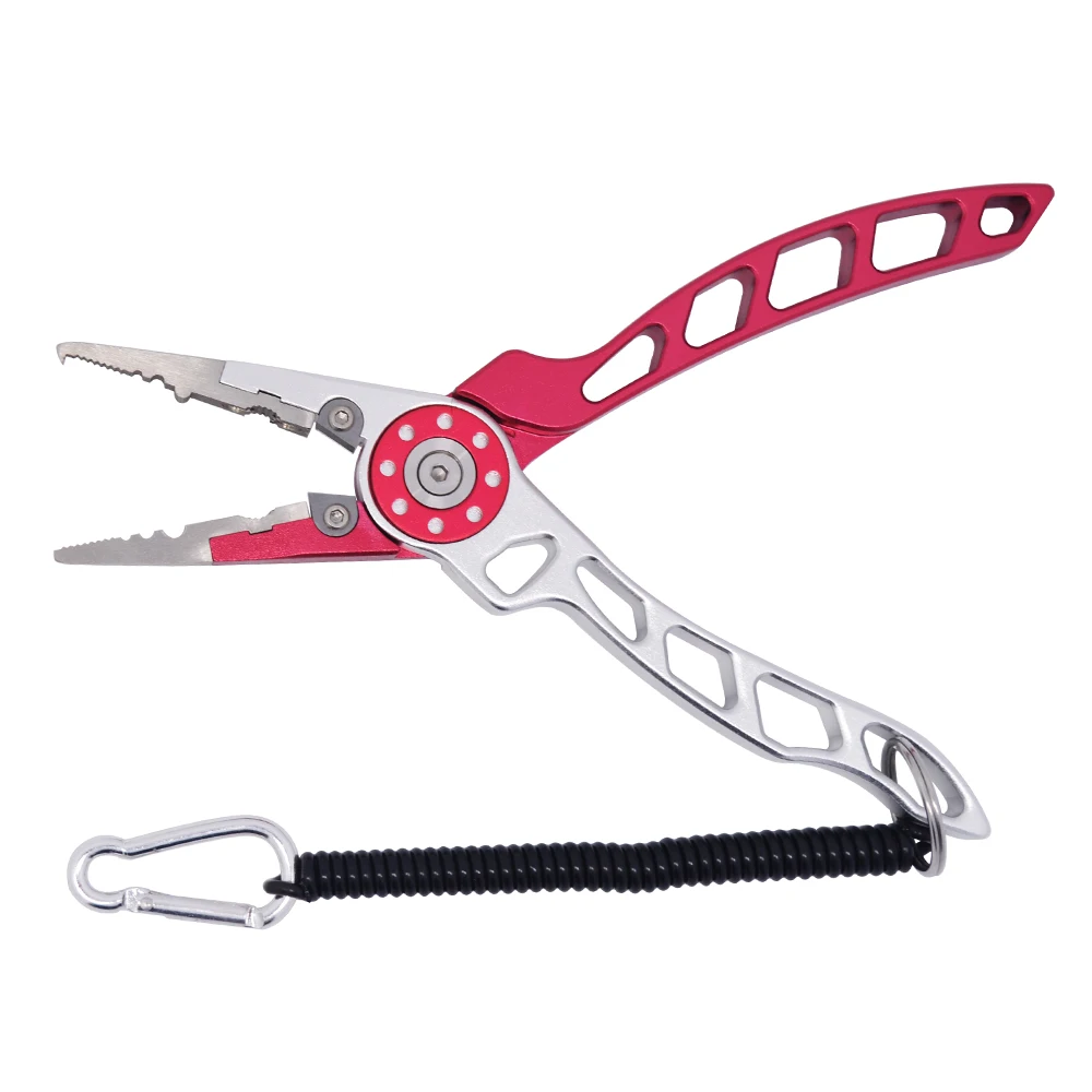 aluminum fishing pliers bending and straight type fishing tool