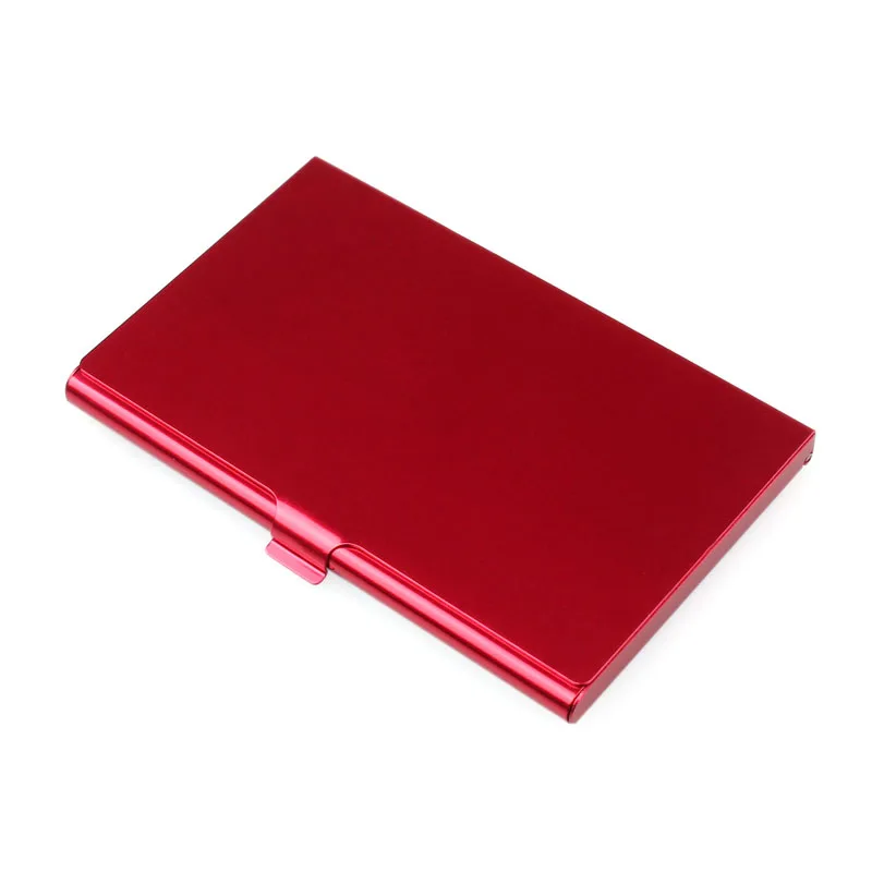 Бренд кожаный бумажник кредитной держатель для Карт RFID Творческий стальная ручка крышка металлическая коробка кредитная и визитная карточка кошелек на молнии# L3