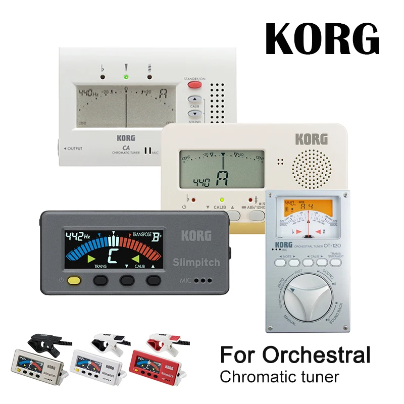 Большой дисплей KORG CA2 CA50 автоматический хроматический тюнер