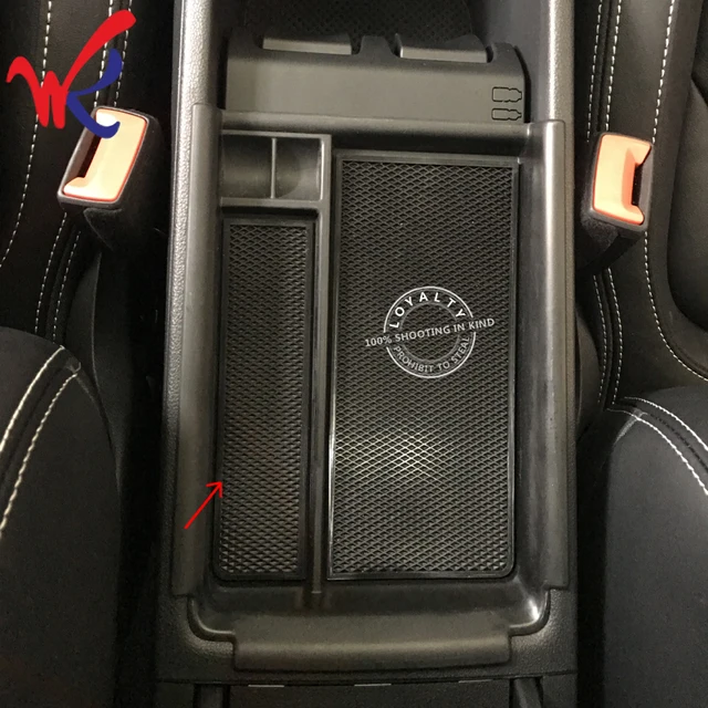 LFOTPP Mittelkonsole Organizer Für Skoda Kodiaq 2017-2023 - Aufbewahrungsbox Mit Rutschfester Matte & Fach-Einteilung