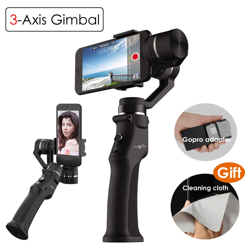 

Beyondsky Eyemind Smartphone Handheld Gimbal 3-Axis Stabilizer for iPhone 8 X Xiaomi Samsung Action Camera VS Zhiyun Smooth Q