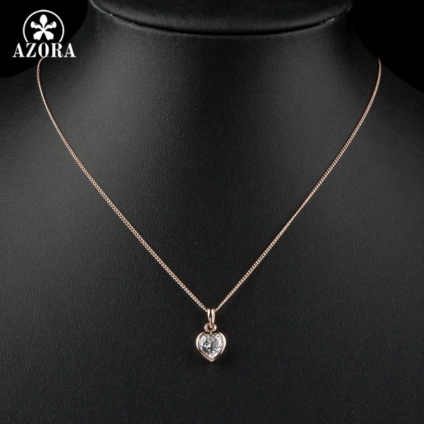 Ювелирное изделие из австрийского хрусталя Stellux розовое золото|necklace a|pendant