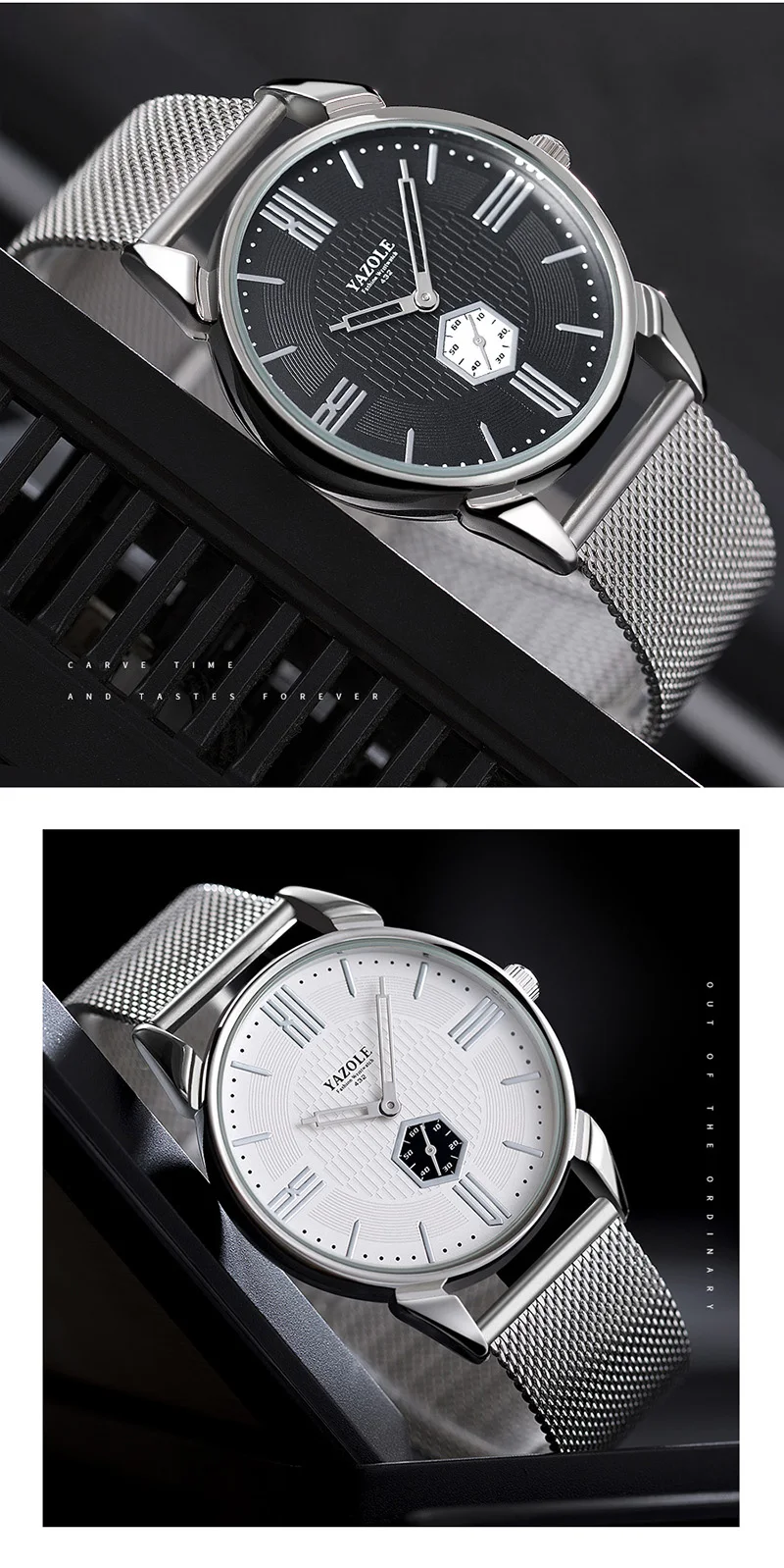 Мужские s часы лучший бренд класса люкс Yazole мужские модные наручные часы мужские деловые часы независимая маленькая секундная стрелка дизайнер