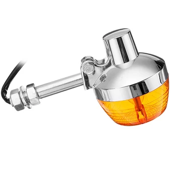 

Metal Light 1 Pair 8mm Indicator Lamp For Honda C70 CT70 CT90 XL100 CB350 Amber Plastic