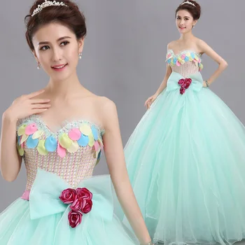 

New Fashion Cheap Quinceanera Dresses Strapless Silvery Rhinestones Full Length A Line Long Mint Green Tulle 16 Sweet Gowns