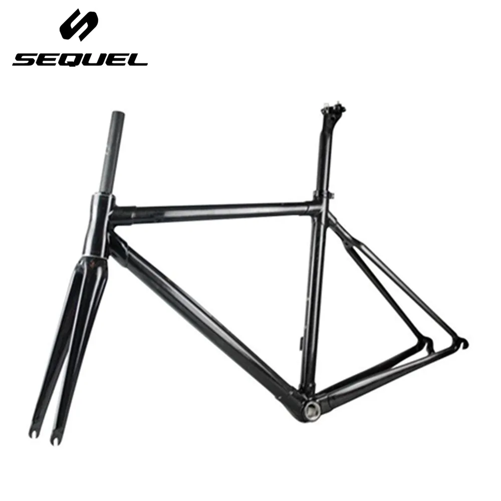 SEQUEL DCRF03 Toray 800 3k Глянцевая готовая cadre velo route carbone BSA Di2 и механические оба высокого