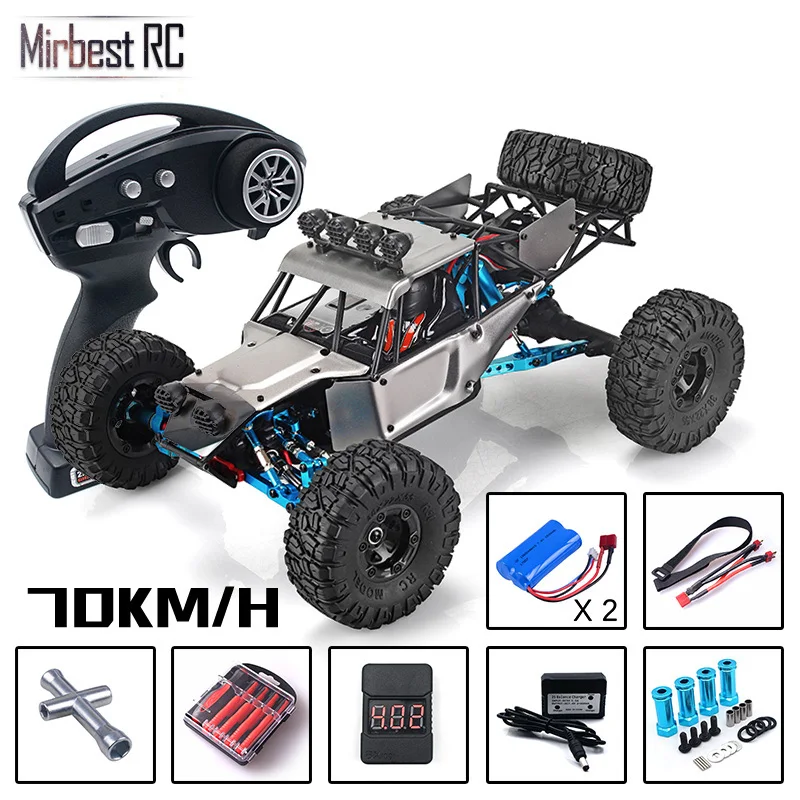 Rtr комплект Р/У Машинки 2 4 г 4WD 70 км/ч Радиоуправляемый автомобиль внедорожник для