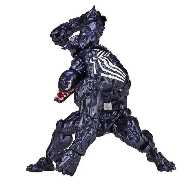 С героями комиксов Марвел, № 003 человек паук Venom экшен-фигурка модель игрушки Удивительный Человек-паук коллекция игрушка в подарок из ПВХ; каблук 16 см