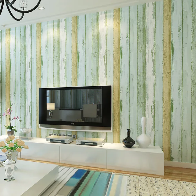 Realistische hout optic lambrisering timber plank hout panel streep ... Lambrisering met behang