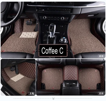 

"Car floor mats for BMW 5 series E60 E61 520i 523i 525i 528i 530i 535i 540 525D 530d 535D car styling 5D carpet liners "