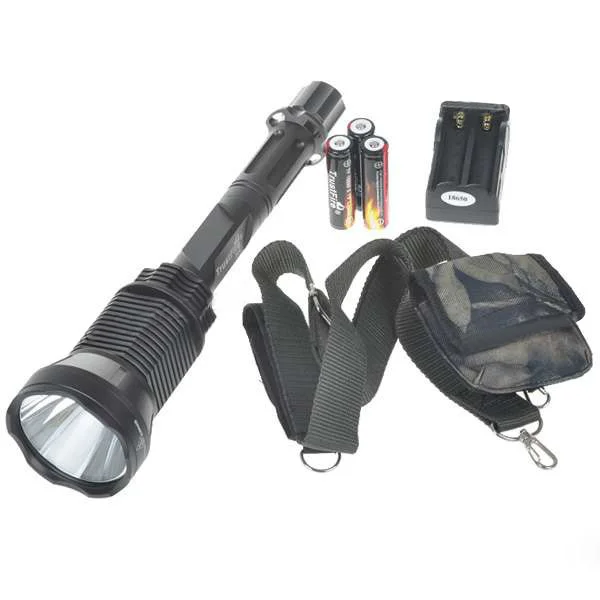 TrustFire X6 SST-90 Cree XM-U2 5-Mode 2300-Lumen светодиодный фонарик с памятью+ 3 шт x 18650 перезаряжаемый аккумулятор