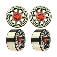 4 шт./лот RC 1:10 гусеничный сплава обод колеса 1,9 дюймов Beadlock для 1/10 RC осевая SCX10 TAMIYA CC01 RC грузовик сплава ступицы колеса