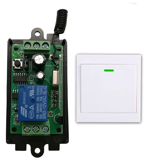 DC 9V 12V 24V 1 CH 1CH RF беспроводной пульт дистанционного управления Переключатель