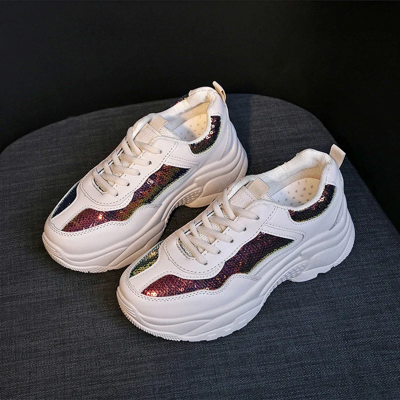 

2019 New Tenis Chunky Sneakers For Women Vulcanize Shoes Casual Fashion Dad Shoes Platform Sneakers Women Basket Femme Krasovki