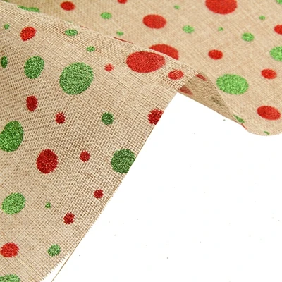 ShuanShuo, имитация льняной ткани для украшения своими руками, новогодняя, Рождественская шляпа, сумка, колокольчик, кукольные Чулочные ткани, полметра, 150*50 см - Цвет: 1PCS FOR 15X50CM
