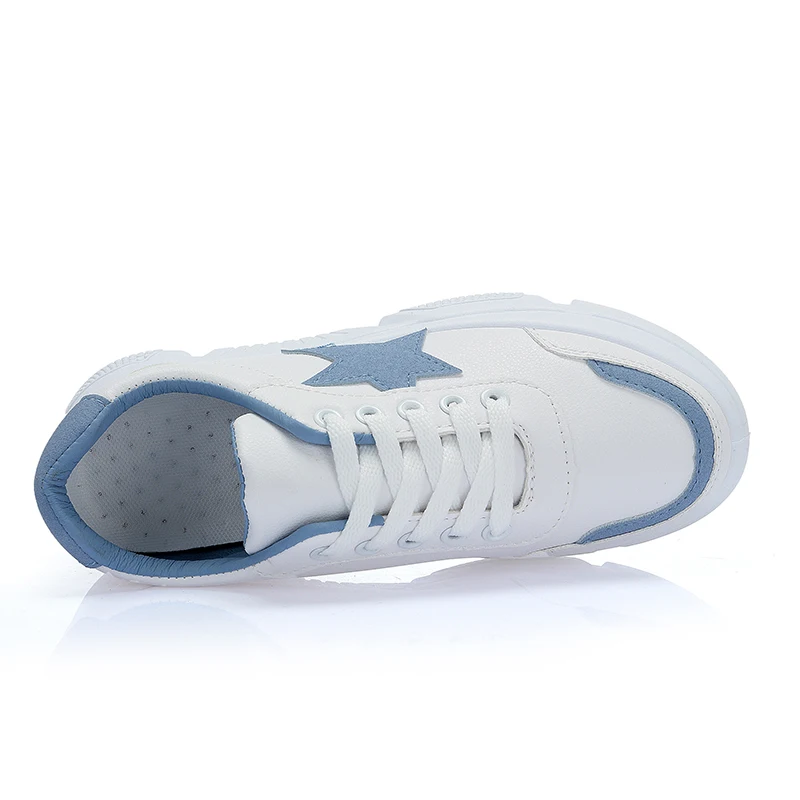 Otoño rosado Las Moda Azul Primavera Chaussure Mujer Mujeres Zapatos Jbllyy La 2019 Planos Blancas De Transpirables Casuales blanco Zapatillas wTxqqEIF
