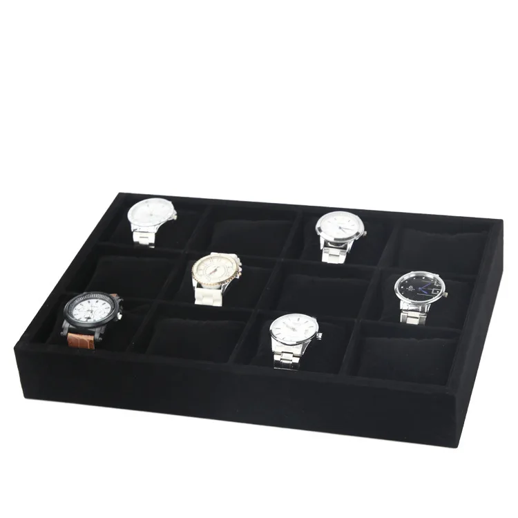Китай часы ювелирные изделия и аксессуары для часов OEM дисплей набор на заказ 12 сетки/Слоты Дисплей сбор дома/магазин сбора наборы