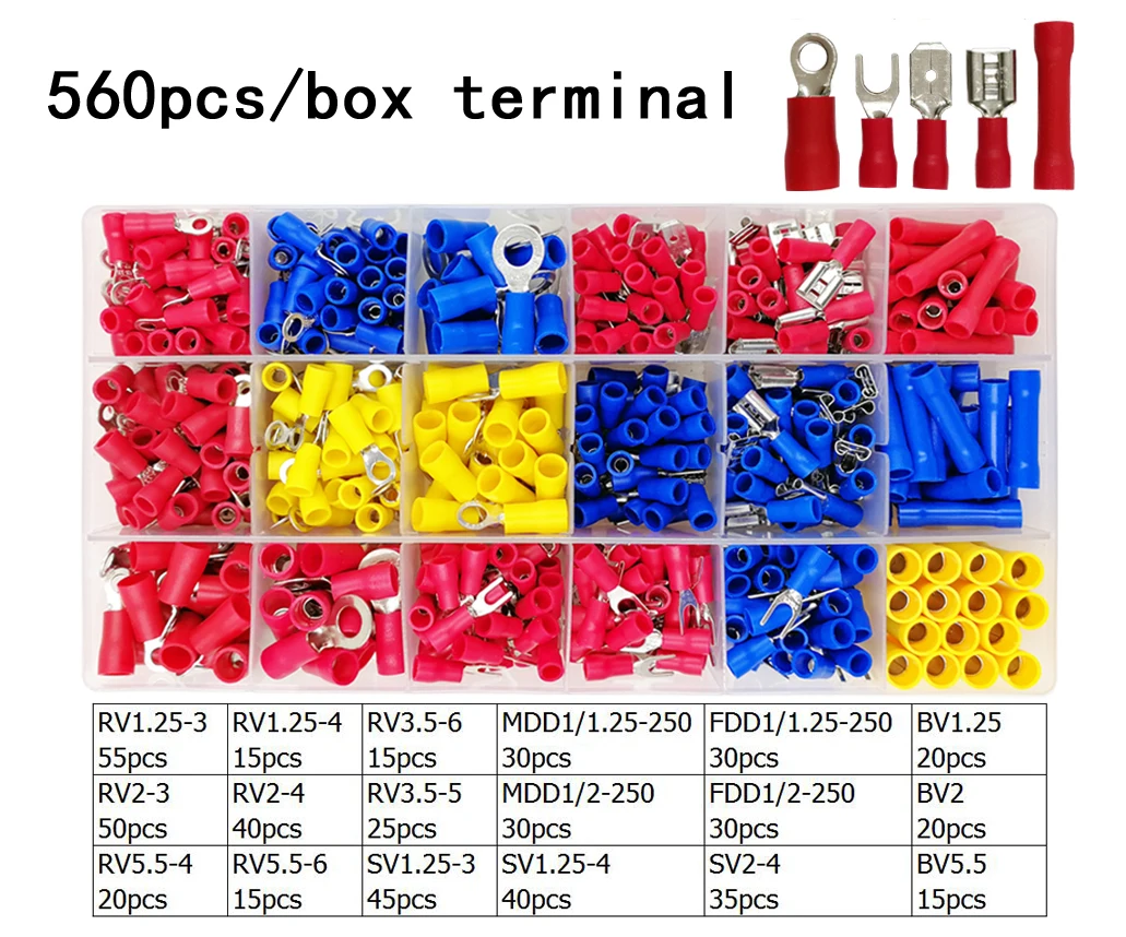 HS-30J/25J/40J 0,25-6 мм2 23-10AWG обжимные плоскогубцы для изолированных клемм и соединителей SN-02C инструменты европейского бренда - Цвет: 560HRV