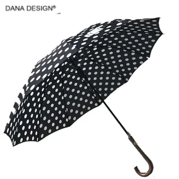 

2018 Hot Sunny Umbrella Rain Umbrella Parasol Women Semi-automatic Umbrellas Women Long Straight Handle Hanging Umbrella Y19