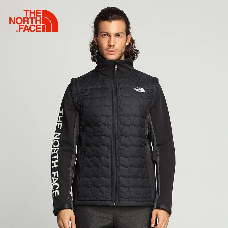 

The North Face Cotton Jacket for Men Removable Sleeves Light Thermal Coat Outdoor Sports Comfortable Wear Resistant Clothes 3GJ6
