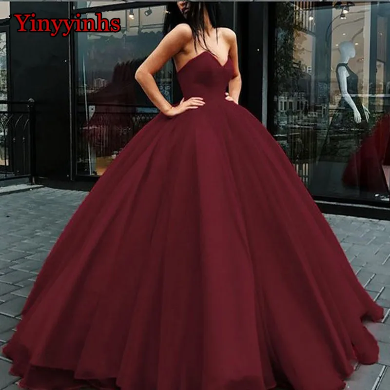 Простые платья для красной дорожки милое платье из тюля vestido formatura, Бальное длинное вечернее платье 2019