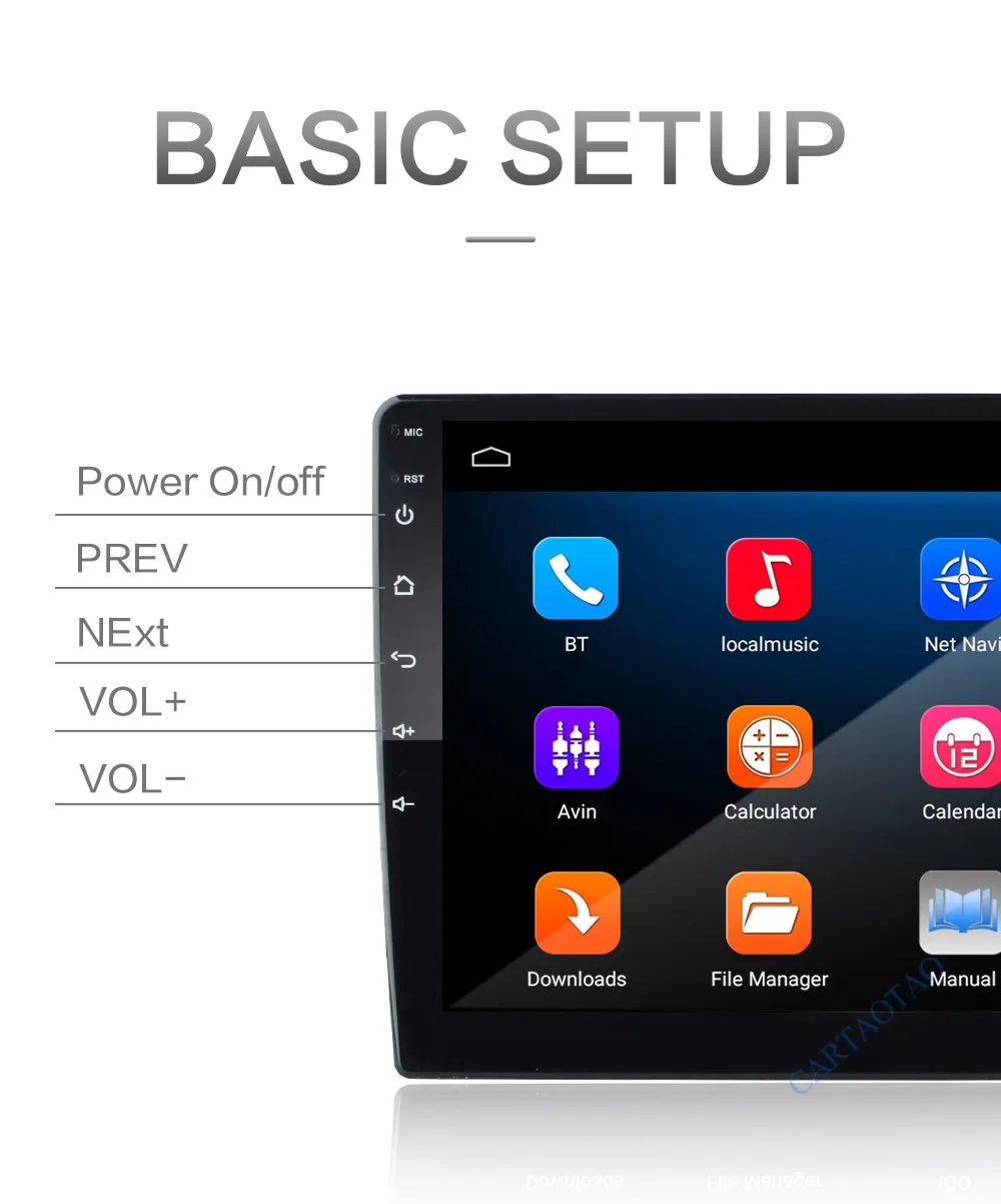 Cheap Android 8.1 OS 9 inch touch screen car radio player 2DIN Android car radio navigation multimedia player For Suzuki SX4 2006-2013 17