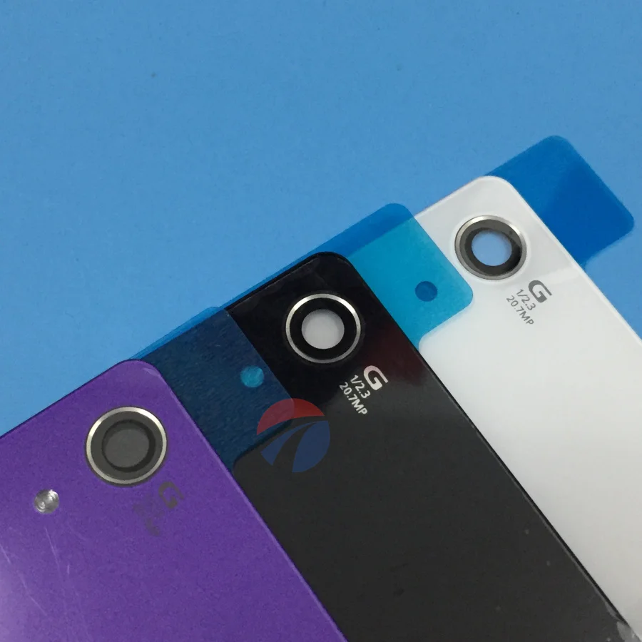 AAA + качественная Задняя стеклянная задняя крышка для Sony Xperia Z2 L50W D6503 Z3 L55W D6603 D6653