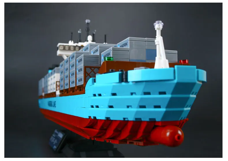 DHL 22002 Technic серии 1518 шт. Совместимость с новым 10241 грузовой контейнер корабль набор модель строительные блоки кирпичи игрушки подарки