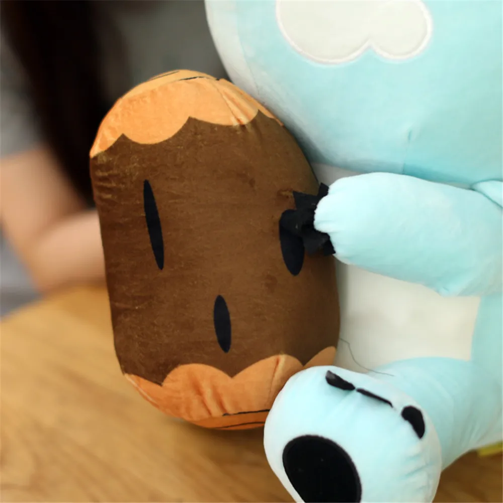 Fancytrader 60cm Giant Soft Cute Cartoon Koala Plush Toy  Big Simulation Animal Blue Koala Doll Baby Present3