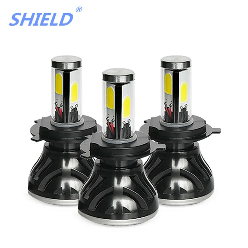 

SHIELD G5 H1 H3 H7 H11 9005 H4 car LED Headlights COB 60W 8000LM AUTO headlights headlamp kit Bulb Automobiles Headlamp 4 Sides