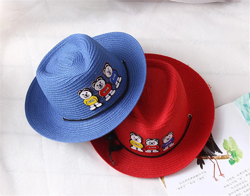 Детская кепка s для мальчиков и девочек, детская шляпа от солнца с изображением животных и медведей, классная Кепка, милое детское ведро, уличная ковбойская шляпа для мальчиков