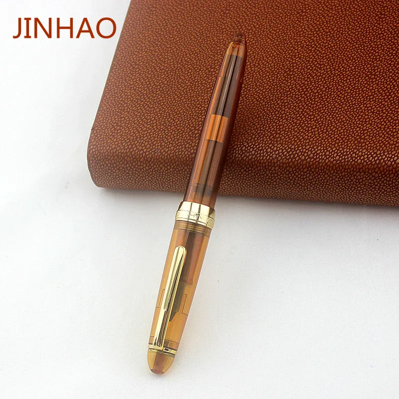 Jinhao Роскошная прозрачная цветная ручка 250 Офисная для совещаний Подарочный пером