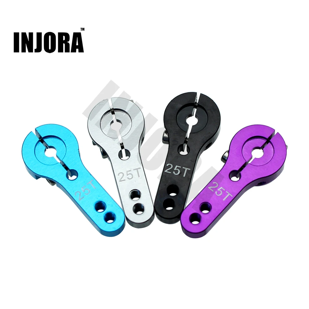 INJORA 35 MM 25 T M3 métal RC dent direction demi bras Servo pour pièces de voiture RC