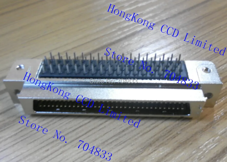 

SCSI-68PIN socket DB type (male) 90-degree male PCB solder metal shell SCSI 68 PIN male