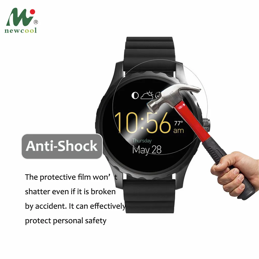 NEWCOOL 2 шт. в упаковке для LG часы W7 0,3 мм 2.5D с уровнем твердости 9 H прозрачный закаленное Стекло Экран протектор для LG Smartwatch пленка на защитное стекло