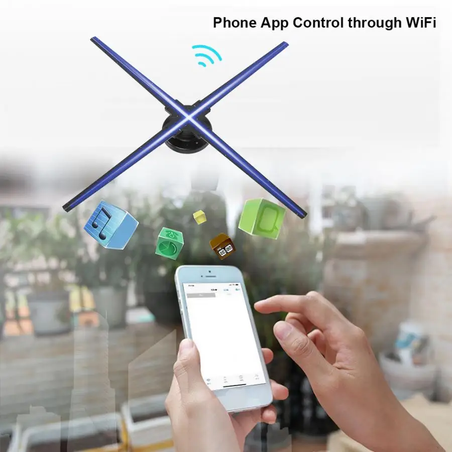 1024*1024 HD 3D Голограмма рекламный проектор 28in диаметр WiFi голографический проектор Мини проектор для Windows/Android/iOS 1024*1024 HD 3D Голограмма рекламный проектор 28in диаметр WiFi голографический проектор Мини проектор для Windows/Android/iOS