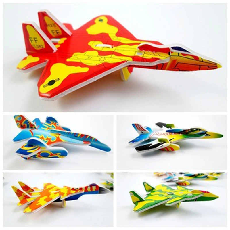 

10Pcs 3D aircraft Fighter Blocks DIY Building Single Bricks Parts Accessory Construct Magnet Model Educational outdoor Toys