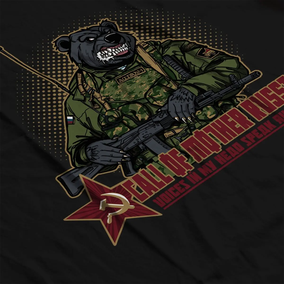 Хлопковые футболки Call of Mother Russia Для мужчин футболка|Футболки| |
