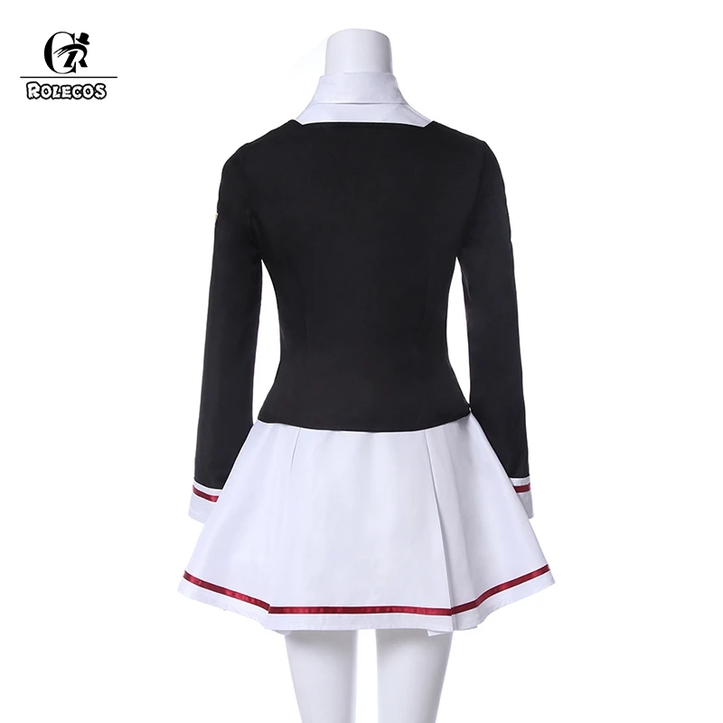 ROLECOS Cardcaptor Sakura Clear Card Косплей Костюм Kinomoto Шаоран ли костюм Tomoyo школьная форма