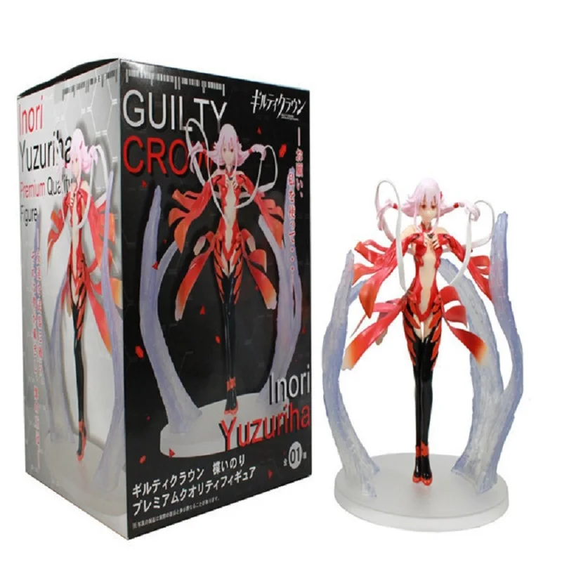 

Hot Sale Japan Anime Action Figure Guilty Crown Yuzuriha Inori 3rd Ver 16cm PVC Model Sexy Girl Desk Decoration Doll Brand New