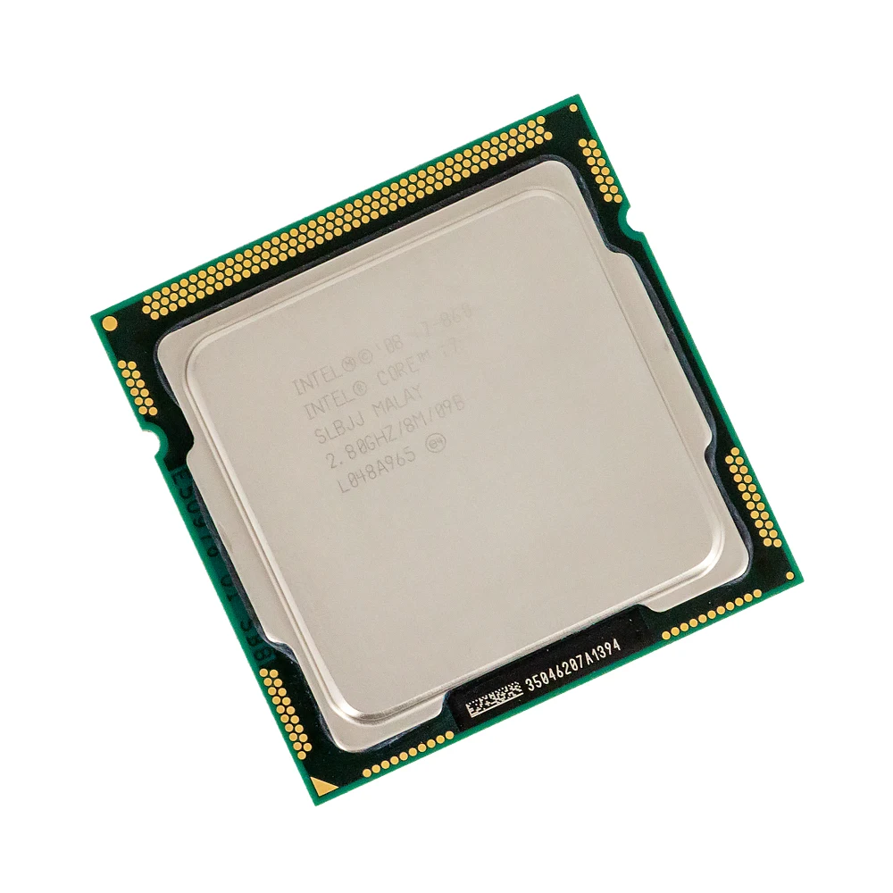 Intel Core i7 860 настольный процессор i7-860 четырехъядерный 2,8 ГГц 8 МБ кэш L3 LGA 1156 используемый ЦП