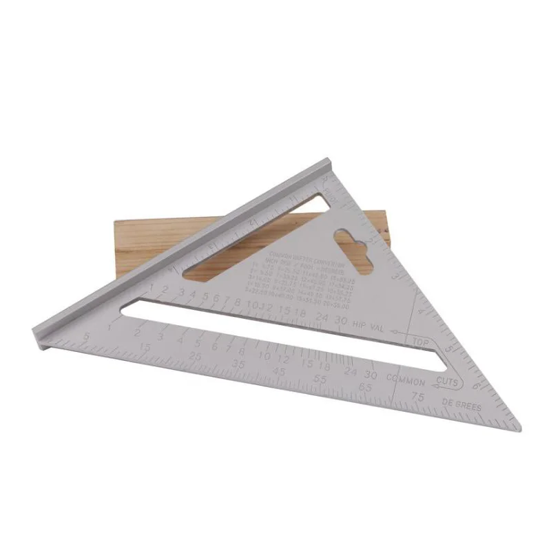 

45/90 degree square ruler square triangle ruler scale ruler ruler inclinometer carpenter frame measurement tool